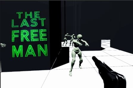 The Last Free Man — a 3D survival shooter made with Rosebud