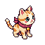 Mochi the cat, pixel art sprite